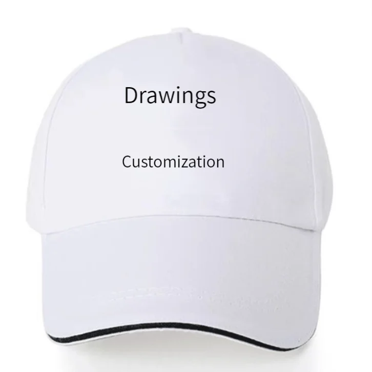 Wholesale cotton hats embroidery printing logo sandwich baseball caps duckbill caps advertising caps FOR BMW