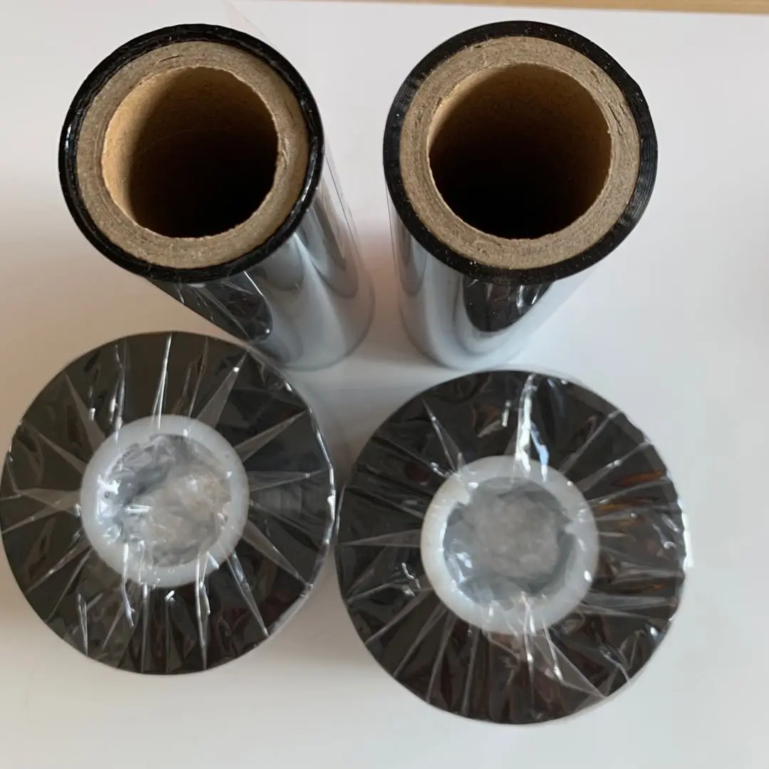 High quality plastic core TTR washing Resin thermal transfer label barcode  ribbon wax