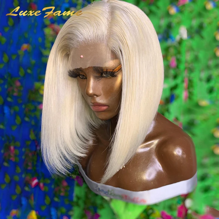 
Парик короткий на шнуровке, парик короткий на 613 Боб для чернокожих женщин, парик из 100 человеческих волос, парик блонд из 613 человеческих волос Hd на шнуровке спереди 