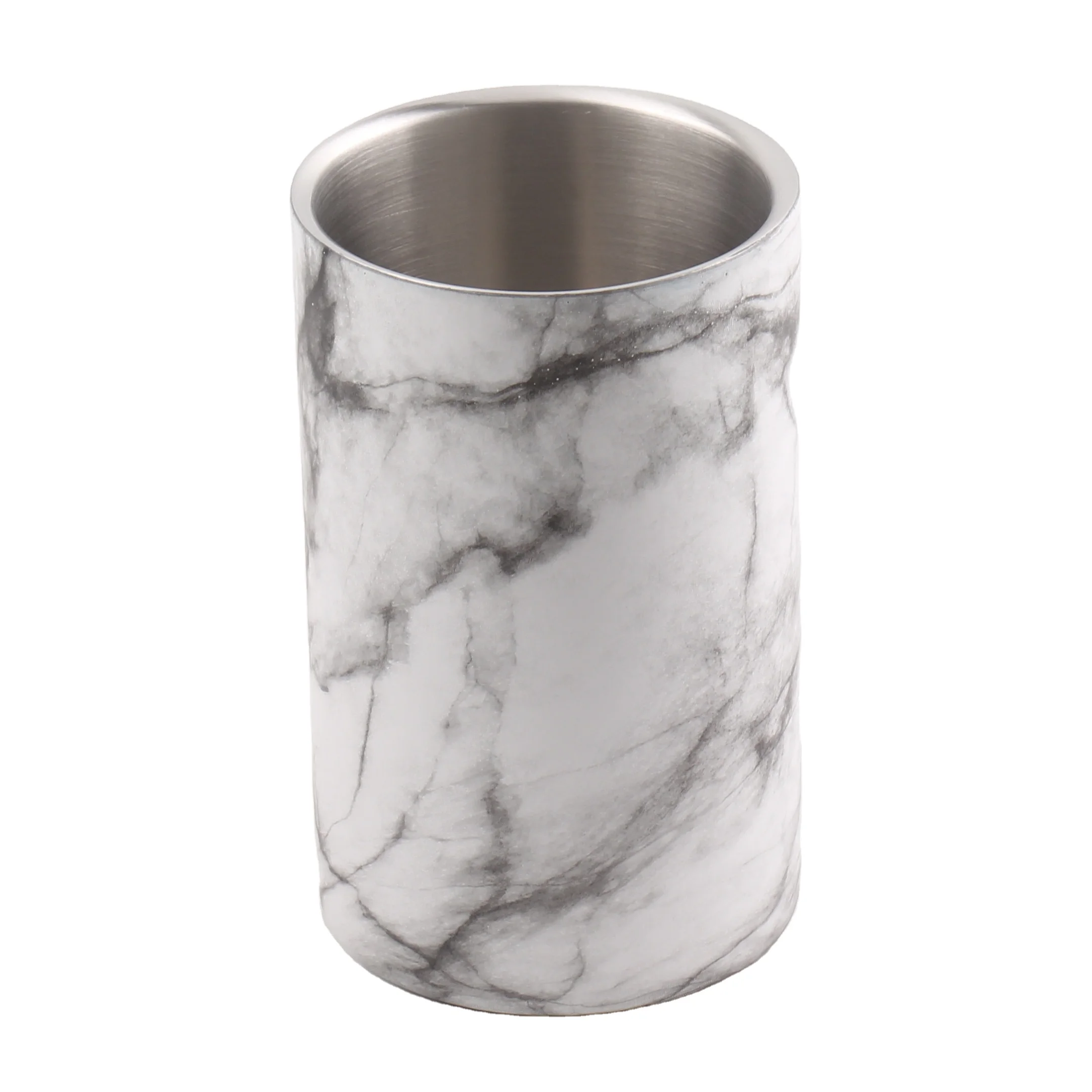 Ведро для льда из нержавеющей стали с двойными стенками ведро охлаждения вина