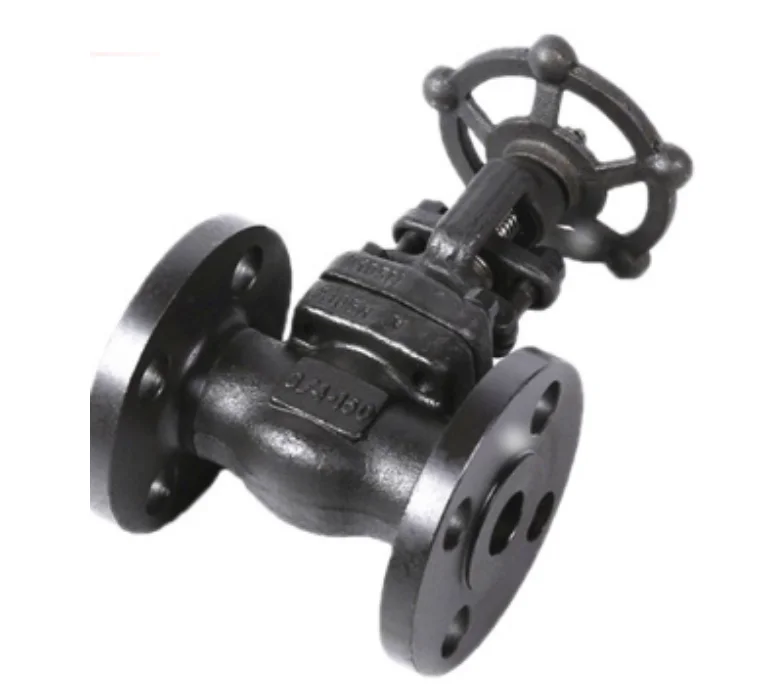 Flange connected forged steel gate valve