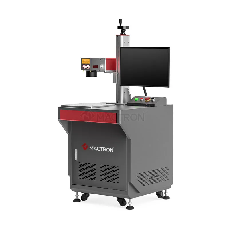 50W Keyboard Fiber Laser Marking Machine with Laser Marking XY Table Price