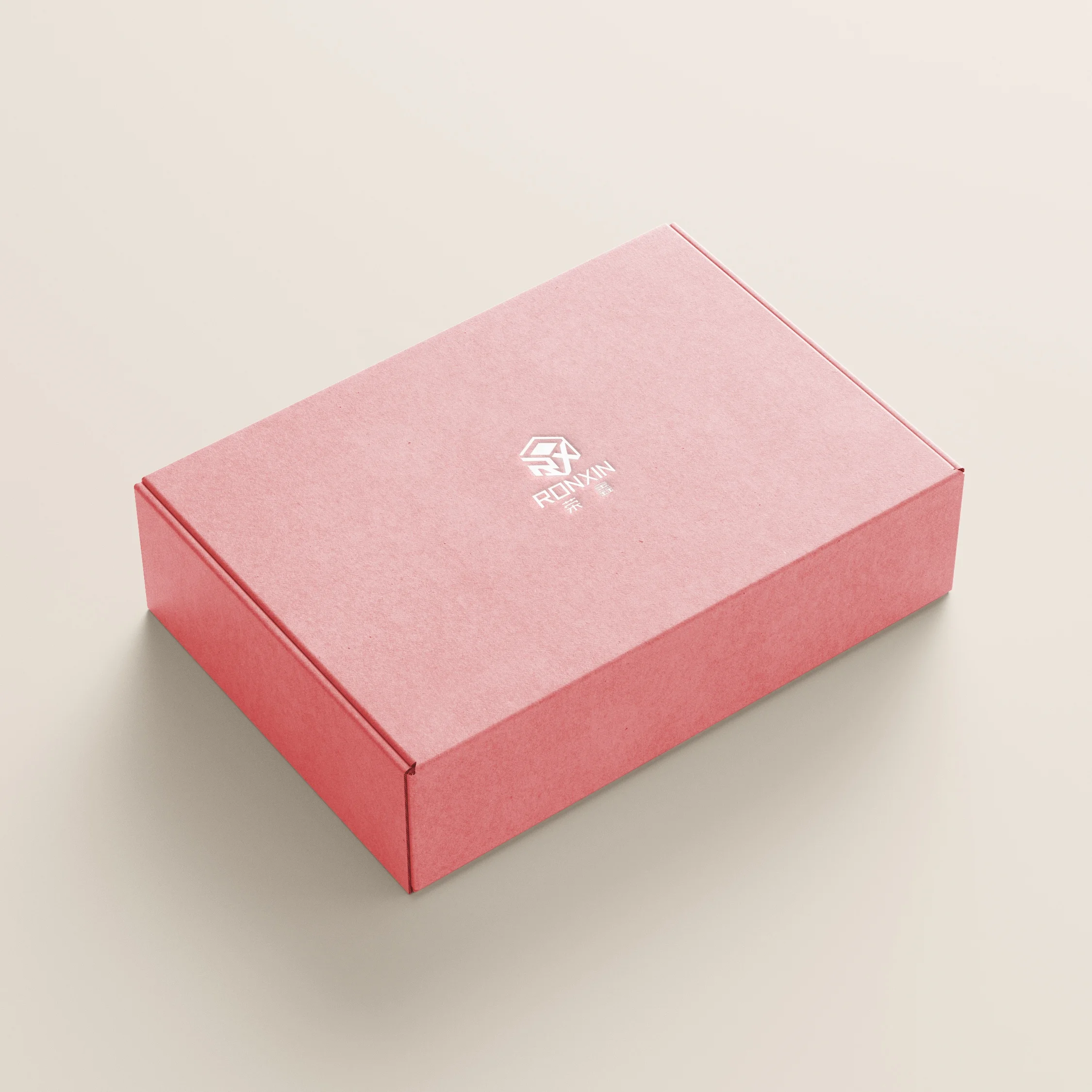 Private Label Foldable Pink Corrugated Paper Gift Set Package Recycled Custom Mailer Box With Logo For Cosmetic Gift Boxes