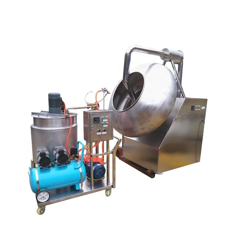 
Small Candy Peanut Chocolate Coating Biscuits Machine 