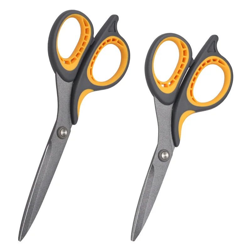 Tailored scissors multifunctional stainless steel pointed cutting cloth coated anti sticking scissors