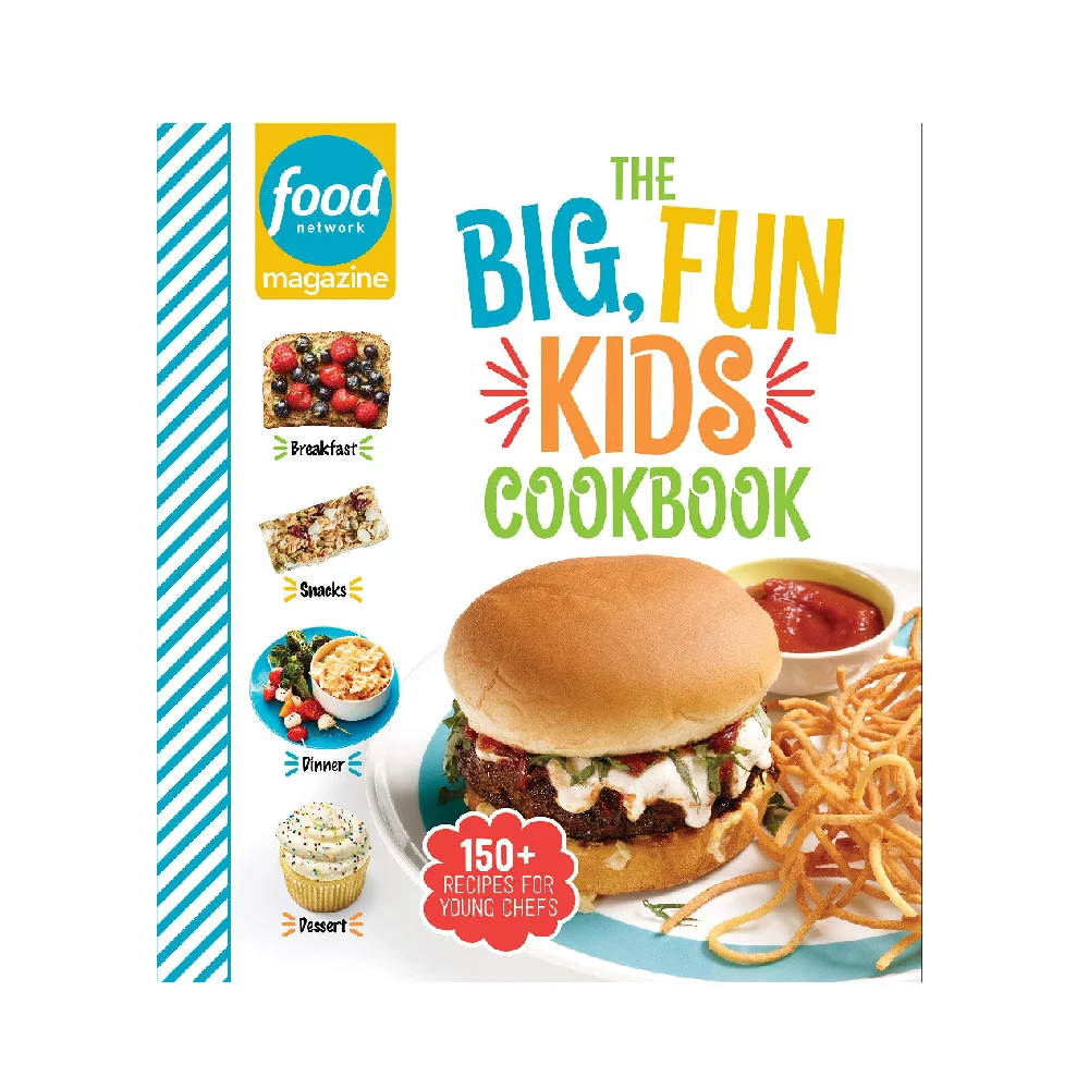 custom best-selling softcover 150  recipes food network magazine the big fun kids cookbook for Young Chefs