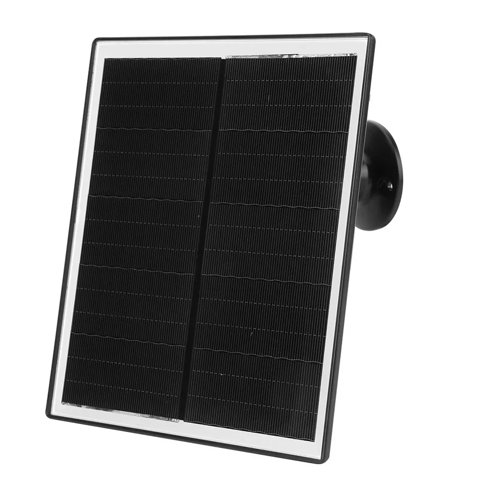 6W 5V Waterproof Outdoor Micro USB Solar Panel Adjustable for Rechargeable Battery Security CCTV Camera