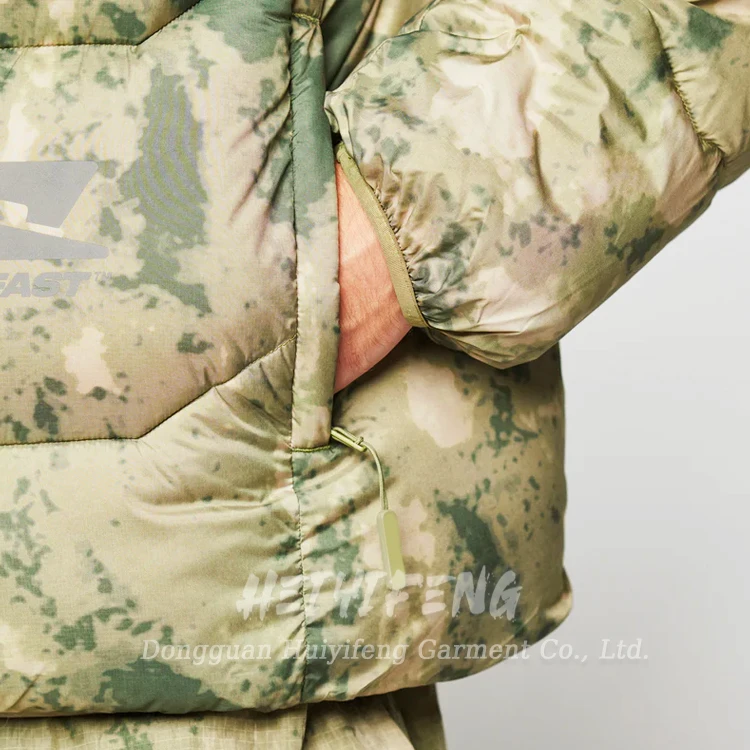 2024 новое белое пуховое пальто для охоты камуфляж зимняя одежда Стеганая пуховая куртка с капюшоном мужчин