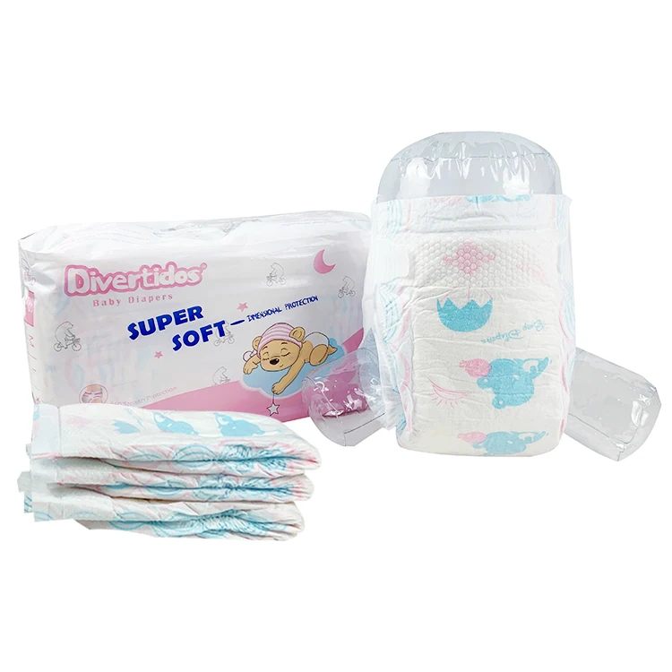 Custom dry disposable diapers baby cheap grade B baby diapers in bulk in China