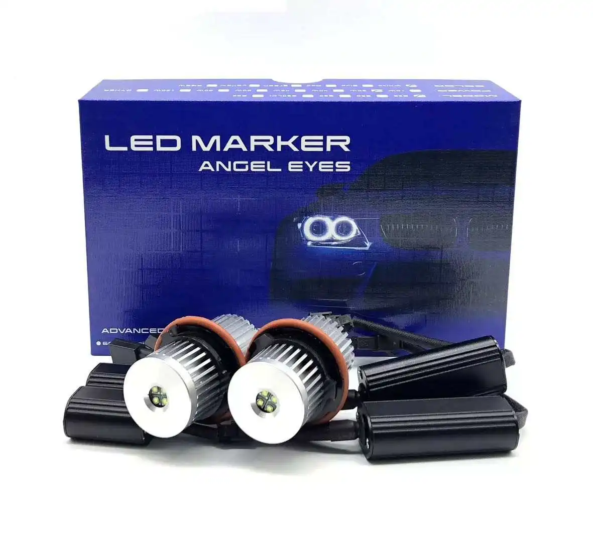 Suitable for BMW Angel Eye E39 20W LED Light Car High-power Brightness Car LED CREE Lights E39