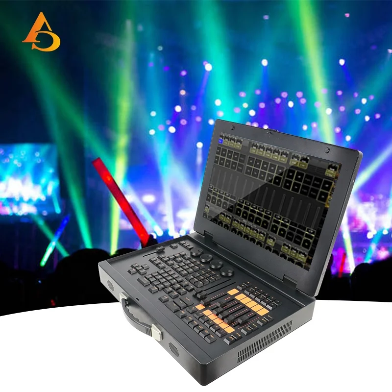 DJ оборудование MMA Контроллер освещения для ноутбука Disco Light DMX контроллер с полетным корпусом
