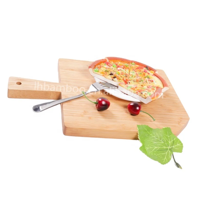 
Amazon HOT SALE Bamboo Pizza Cheese Cutting Board Sushi Board 