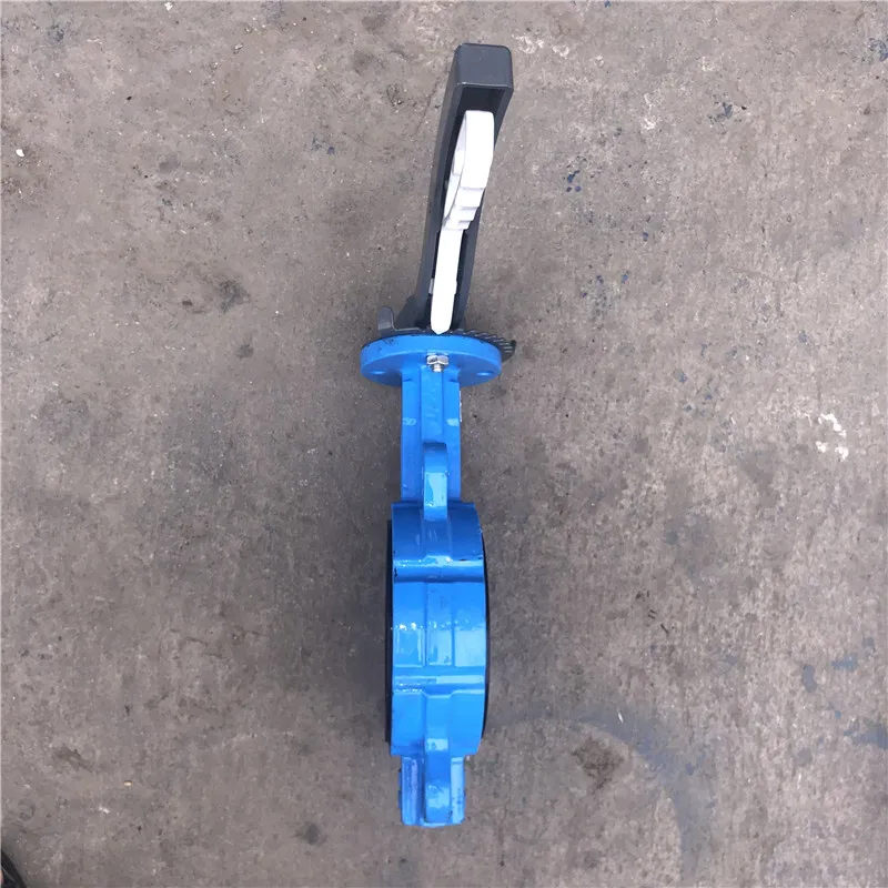 PN10 PN16 Soft seal center line butterfly valve with ductile iron304 board  Aluminum handleto clamp butterfly valve