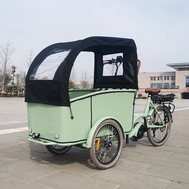 New Design Wholesale Front Loading Family Long Tail mid drive Cargo E Bike Cargo Bike For Sale Bakfiets