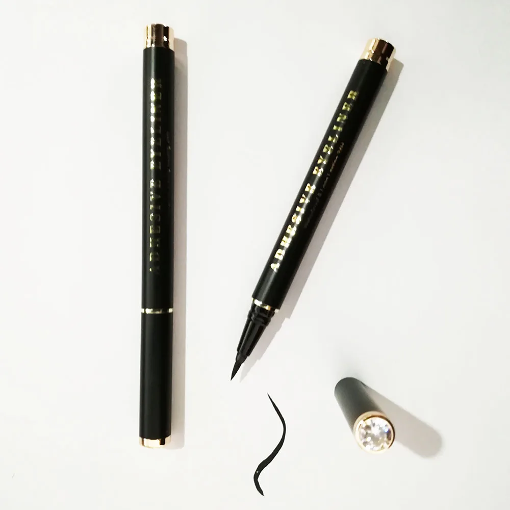 Glass Bamboo Round Double End Mascara Skinny Eye Liner Tube for Eyeliner Rose Gold Matte Metal 3 Mm 5ml 10ml Liquid Clear 0.05