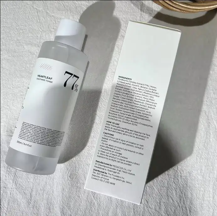 Korea Cosmetics Anuaa очищающий 77% листьев сердца УСПОКАИВАЮЩИЙ ТОНЕР для лица успокаивающий кожу освежающий увлажняющий 250 мл/8 45 fl.oz
