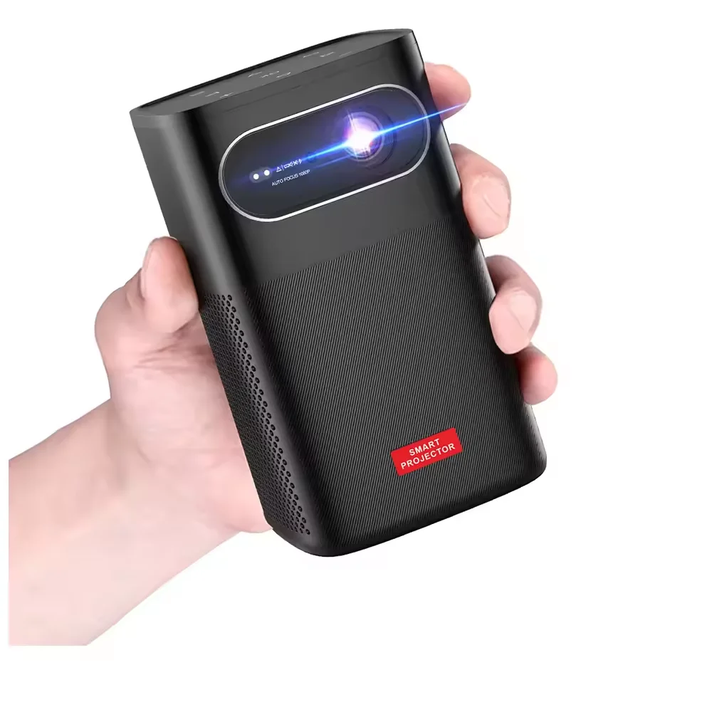mini 4K projector outdoor camping 3D smart projector wifi BT wireless phone screen casting DLP android projector proyector
