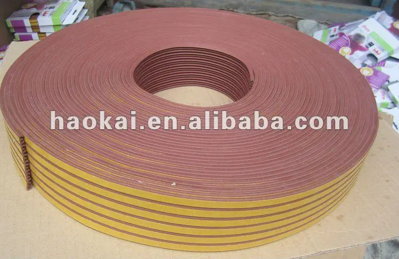 Wholesale Factory Price Adhesive D type weather strip epdm foam rubber weather strip seal strips