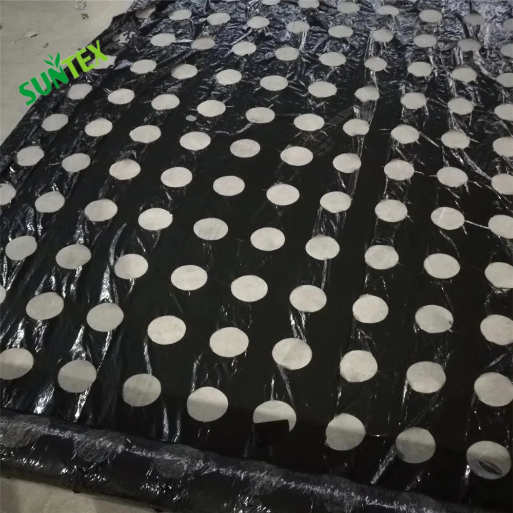 Пленка для Мульчирования 8 микрон черная из полиэтилена сельского