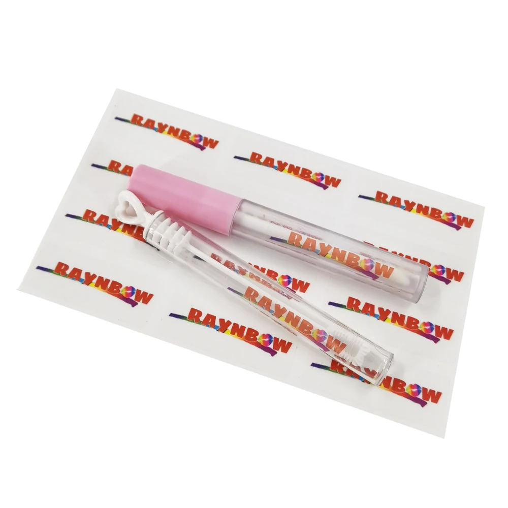 Manufactory Wholesale Self Adhesive Cosmetic Lip Gloss Vinyl Labels Custom Sticker Printing For Lip Gloss