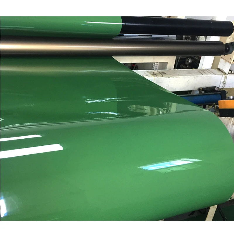 Rigid Green PVC Film Roll for Christmas Tree Leaves,garland,grass Fence 150 Micron 350mm Packaging Packing Custom Transparent