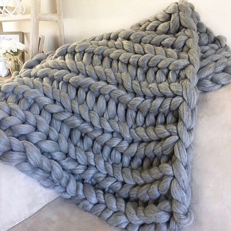 i@home baby wool queen size large light weight yellow blanket home throw