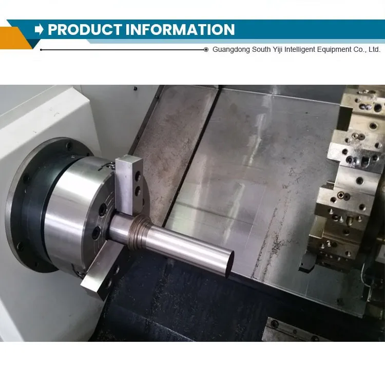 Slant rail CNC lathe TCK500, hydraulic chuck, hydraulic turret, Fanuc operating system,3spindle cnc lathe Cnc Turning Center