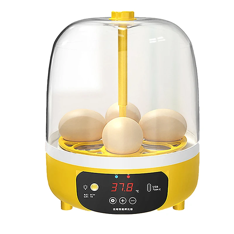 Manual Automatic Egg Turning Farm Incubation Tools 4 Eggs Incubator Mini Egg Incubation