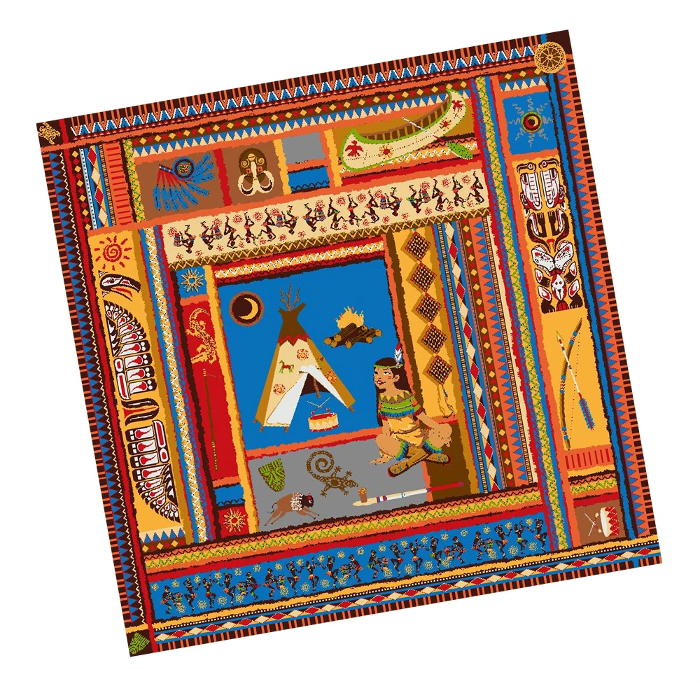 Custom Printed Women New Designs Silk Like Polyester Satin Scarf Square Hijab