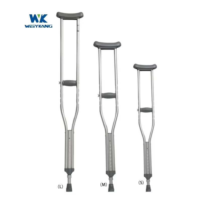 WEIYIKANG Medical Crutch Adjustable Underarm Armpit Crutches Walking Cane Stick Portable Adult Axillary Crutches