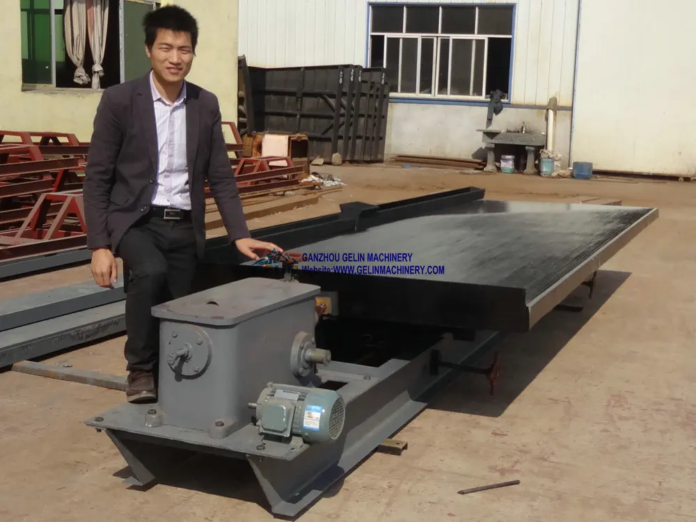 Professional factory High quality monazite concentrating equipment shaking table for sale