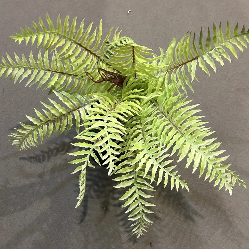 Artificial Boston Fern Bushes Artificial Ferns  Green Plant Simulated Ceilings For Wall Window Decorations Outdoor Indoor Decor