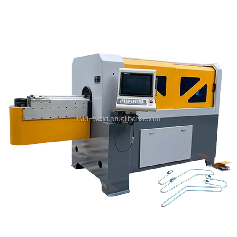 Rotary head 3D CNC wire bending machine