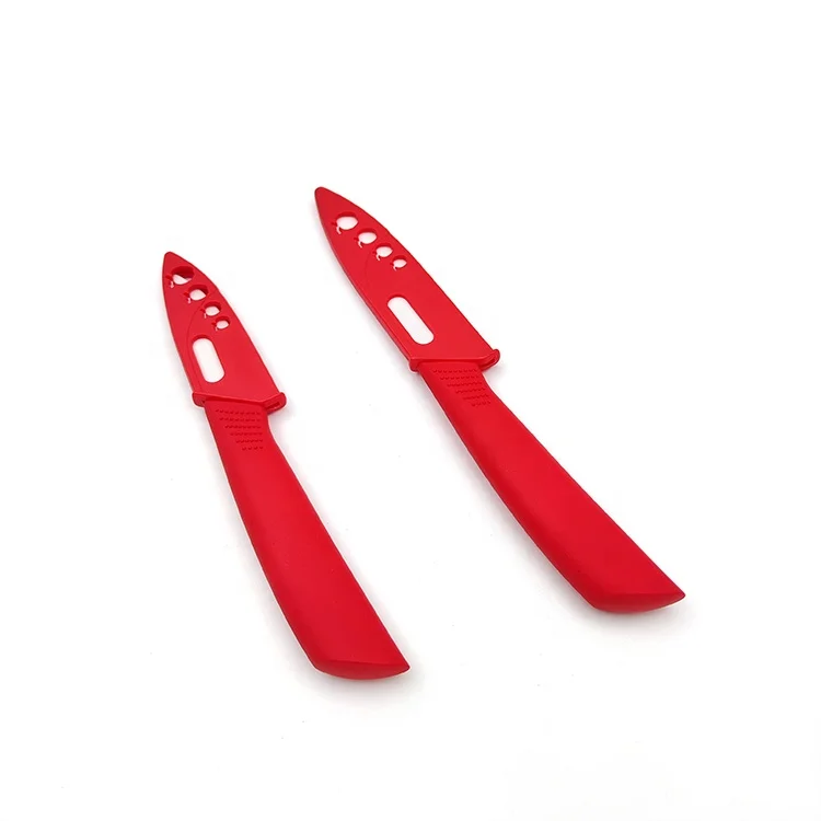 Red Ceramic Knife  Set Kitchen Knife Red Handles, White Blades,Ceramic Knife  Color Ceramic Knives