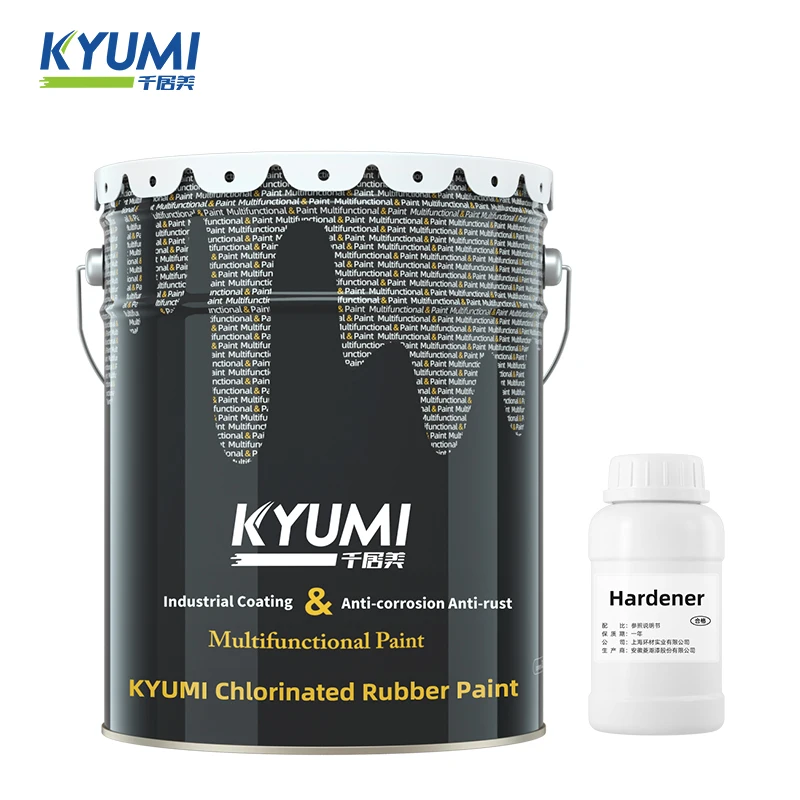 Kyumi High Quality Durable  Liquid Chlorinated Rubber Paint antirust anticorrosion coatings