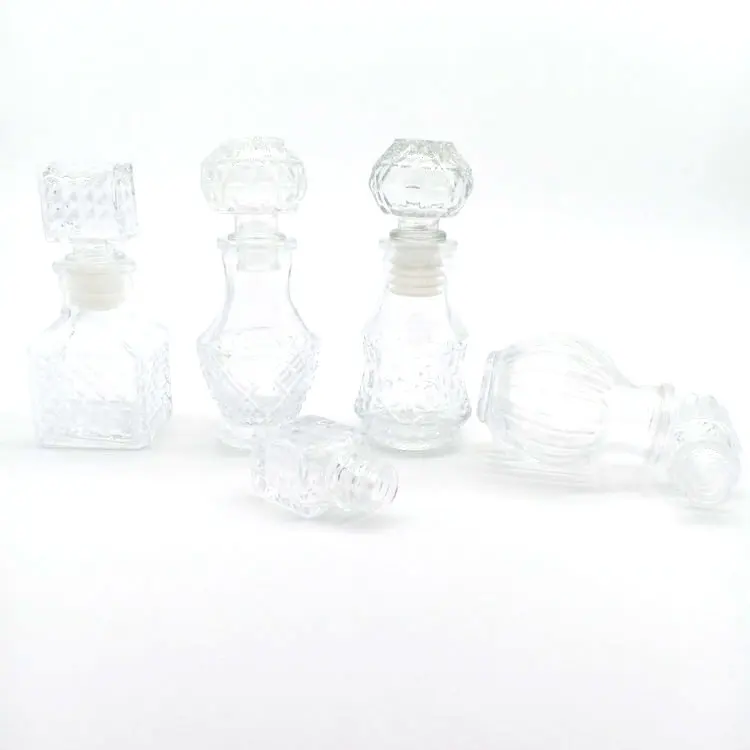 50ML Glass Drinking Bottle MIni Glass Wine Beer Bottle With Glass Lid For Wine Sample Sack