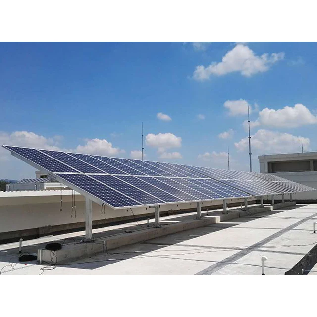 Solar Energy On-grid Generation System The system transmits the current into power grid after the current is collected and treat