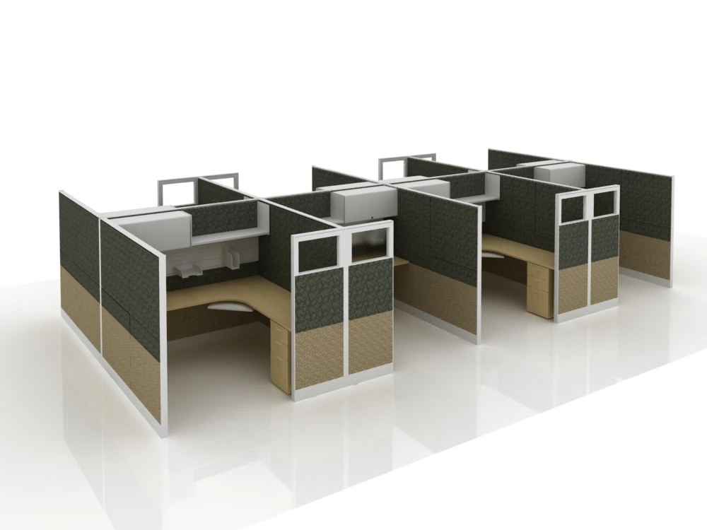 LCN Contemporary Office Furniture Good Price Cubicle Partitions for Hall Hotel School Office Building