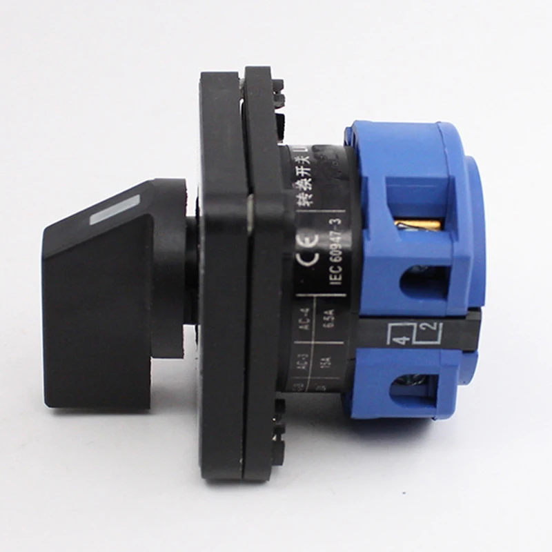 Electrical Universal Switch Dual Power Panel Rotary Selector Changeover Switch LW26-25/1