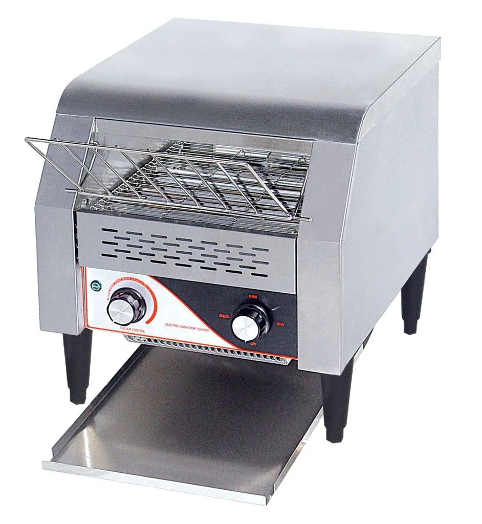 Electric Conveyor Toaster Commercial for Bread Toasting Machine Sandwich Toasters Automatic Bread Slicer Baking Machine