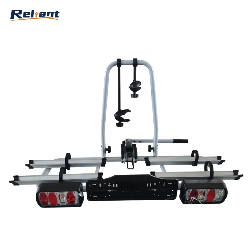 Portable 60Kg Load Steel Rear Hitch Mounted Back Rack Bike For Car SUV Truck