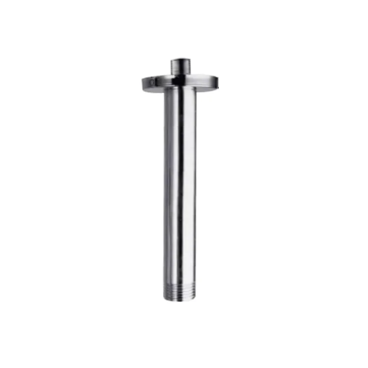 Adjustable SUS Shower Arm Bathroom Accessory Rainfall Shower Head Arm Chrome Plated Pipe