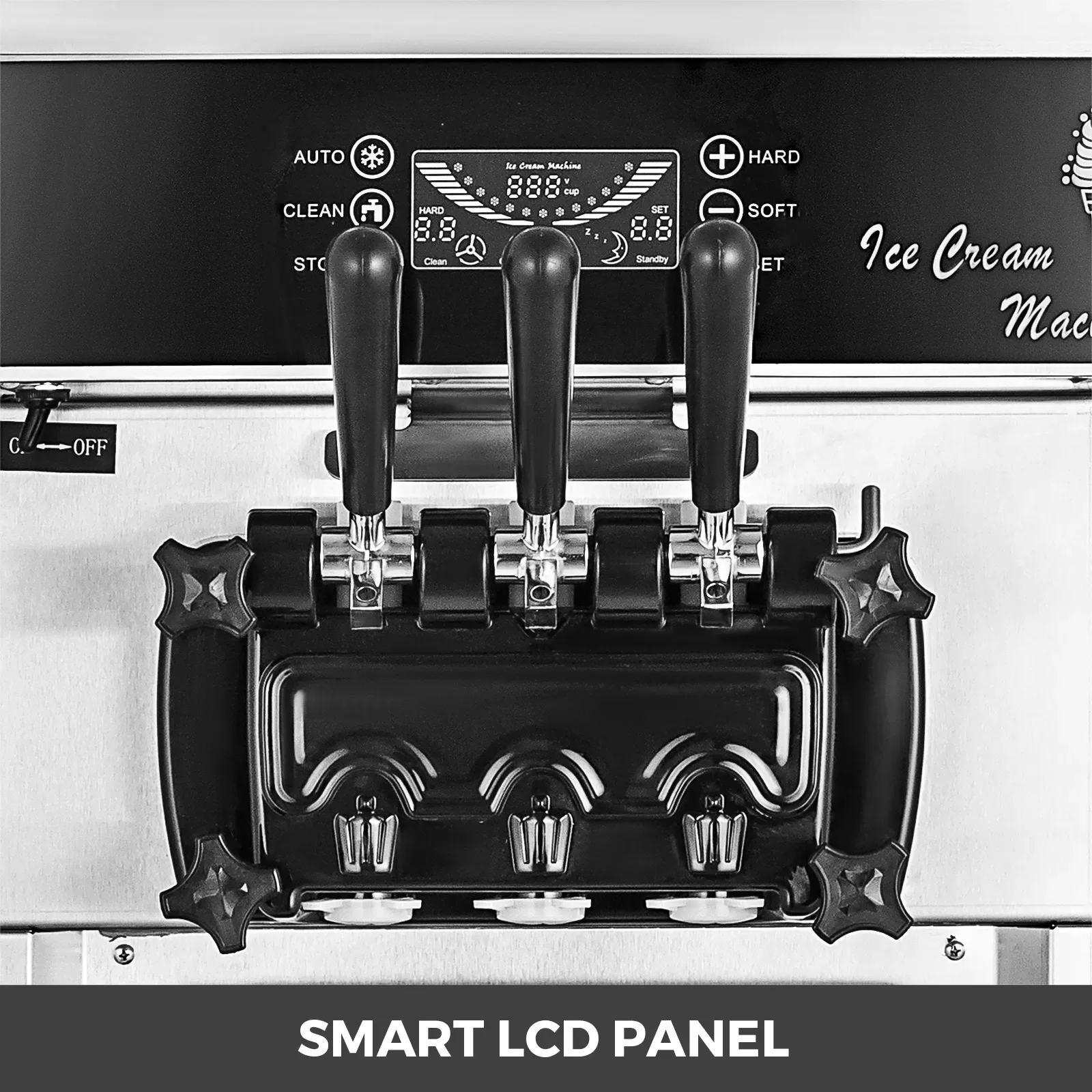 Топ производство YKF-8228H 3 вкусов агрегат для изготовления мягкого мороженого машина автоматическая Коммерческая Машина цена