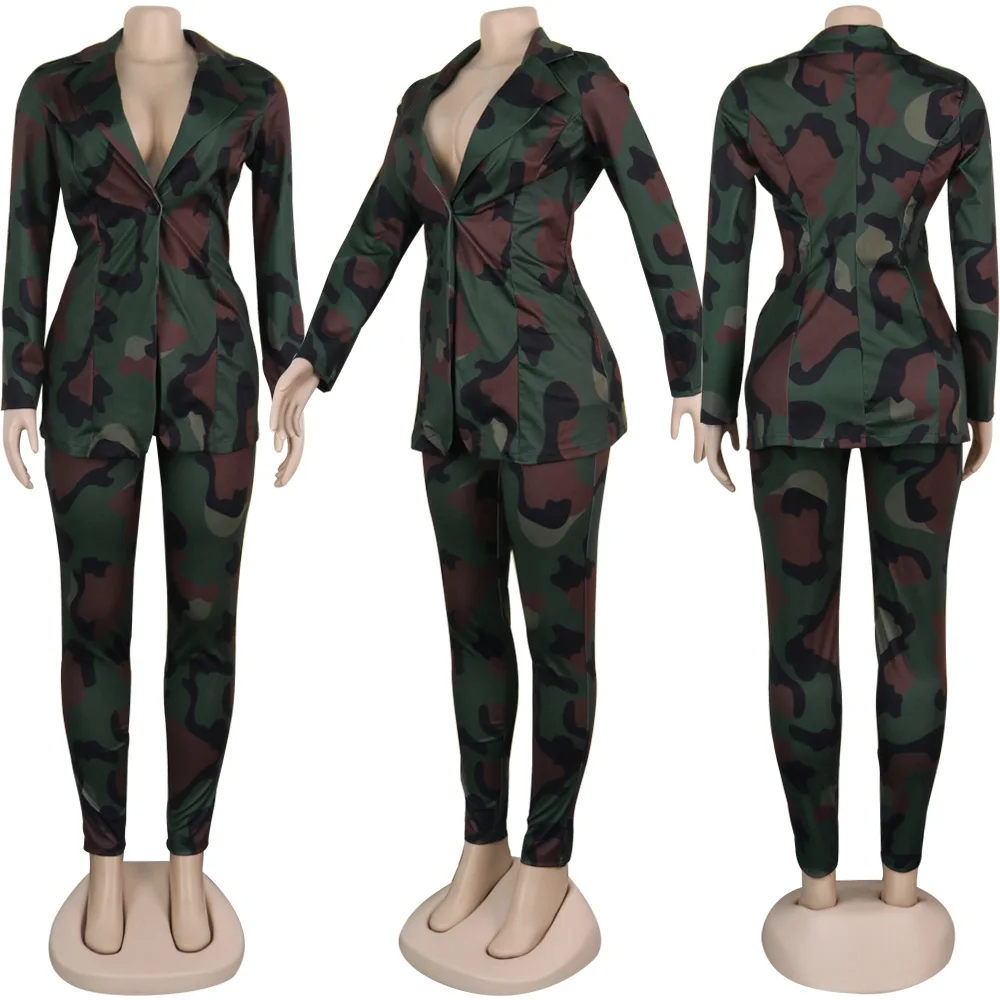 Женский модный костюм, комплект с брюками, комплект из 2 предметов, куртки и верхняя одежда, кофта для детей возрастом с завышенной талией, штаны комплект одежды для сна, комплекты