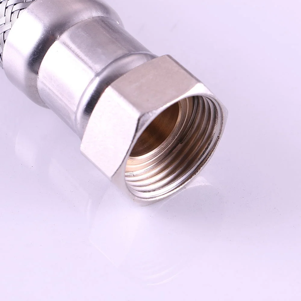 DN25 Water purification Super large flow stainless steel braided High pressure  hose for booster pump