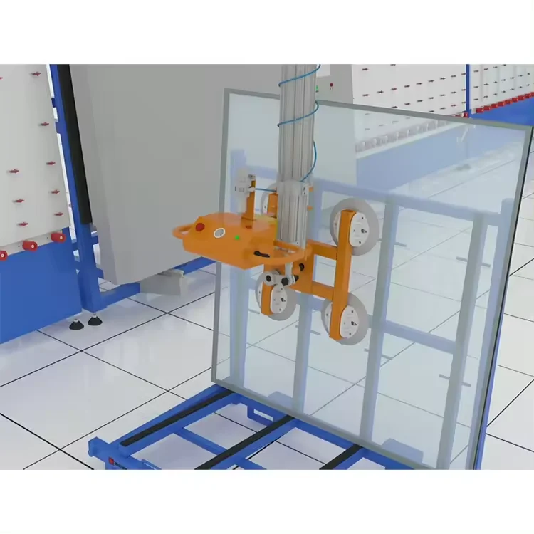 Durable 400kg 600kg Float Glass Cantilever Crane with Vacuum Gripper Steel Glass Lifter