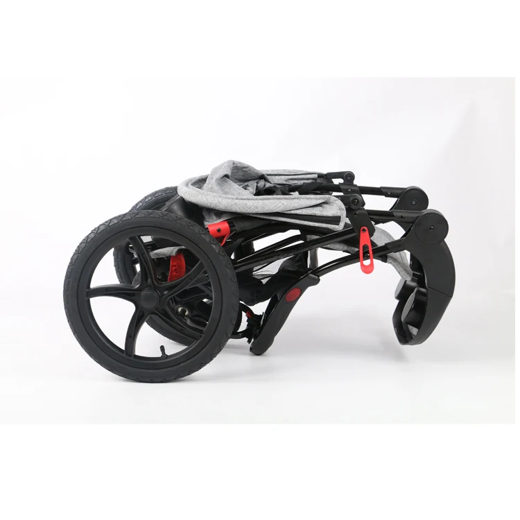 All terrain 3 wheels baby jogger adjustable baby stroller travel system lightweight baby jogging stroller