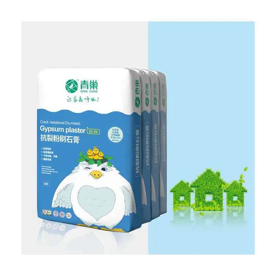 Crack Resistance Dry-mixed Pigment Ceiling Plaster Of Powder Gypsum