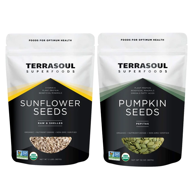 Low MOQ Food Grade Reusable Bags Stand Up Zip lock Kraft Paper Pouch For Coffee Tea Powder Seeds Ect Packaging