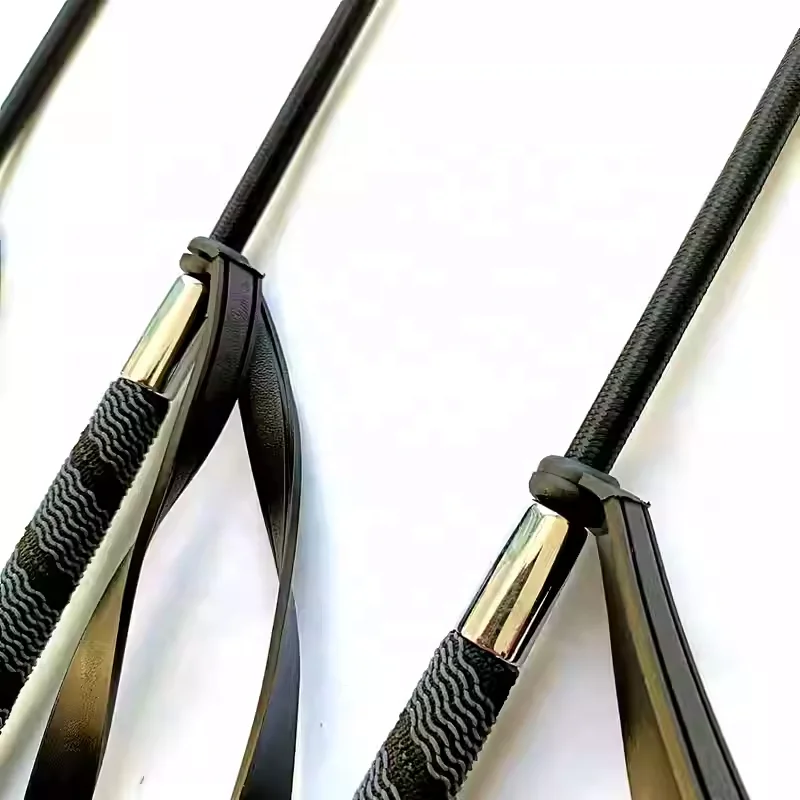 Horshi Riding Crop Whip Premium Quality Jump Bat Whip Equestrian Horse Whip with Rubber Wrist Strap